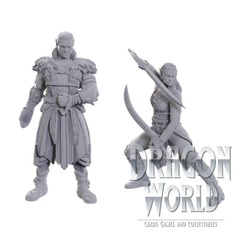 Jaheira & Halsin - Unpainted - D&D Nolzurs - Baldurs Gate 3